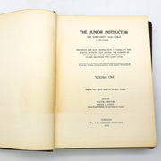 The Junior Instructor Volume 1 & 2 Hardcover Walter J Beecher 1923 Parent Child 7