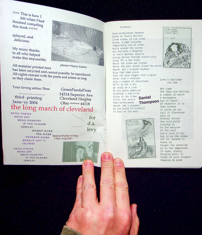 The Long March Of Cleveland Zine Martin Juredine 3rd Printing 2004 Bree DIY