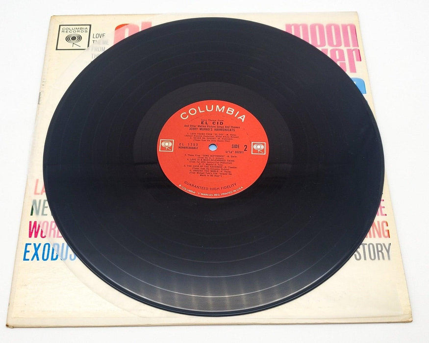 Jerry Murad's Harmonicats Love Theme From El Cid 33 RPM LP Record Columbia 1962 6