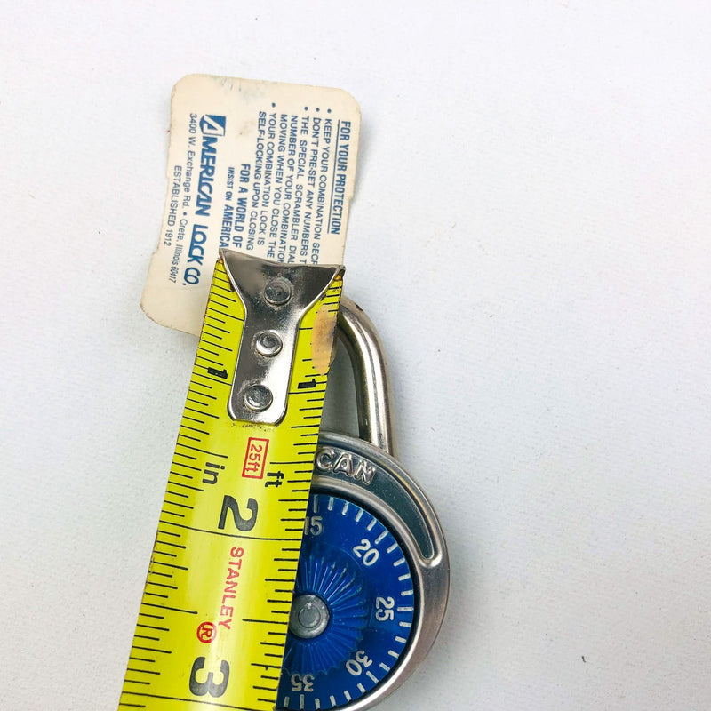 Vintage American Lock Company Combination Padlock Combo Model 400 New Old Stock 4