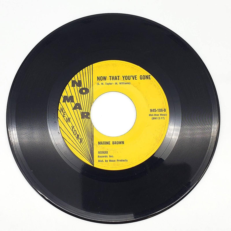 Maxine Brown Funny 45 RPM Single Record NOMAR Records 1961 N45-106 2