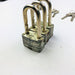 3ct Vintage No 510 Master Lock Padlock Adjustable Shackle 2-1/4" NOS Keyed Alike 9