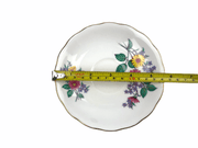 Vintage Royal Vale Mayfair Pink Yellow Daisies Saucer Plate Bone China England 4