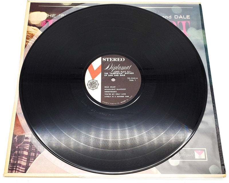 The Sensational Guitars Of Dan & Dale Dear Heart 33 RPM LP Record Diplomat 1964 5