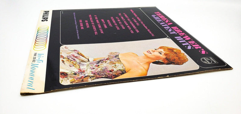 Teresa Brewer Teresa Brewer's Greatest Hits 33 RPM LP Record Philips 1962 Copy 1 4