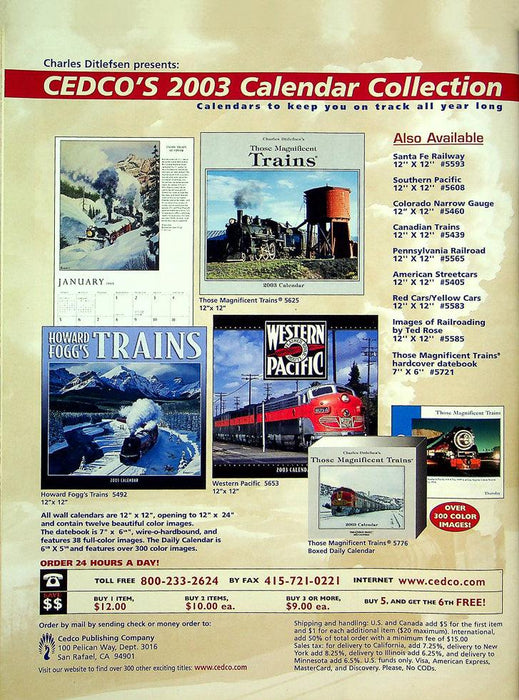 Trains Railroading Magazine November 2002 Vol 62 No 11 Canadian National Is Best