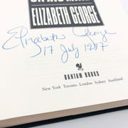 Elizabeth George Book Deception On His Mind Hardcover 1997 1st Edition Signed 8