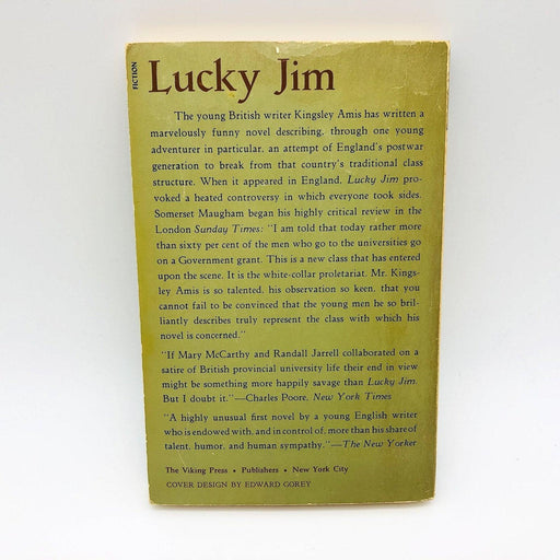 Lucky Jim Paperback Kingsley Amis 1968 England Post World War 2 Comedy 2