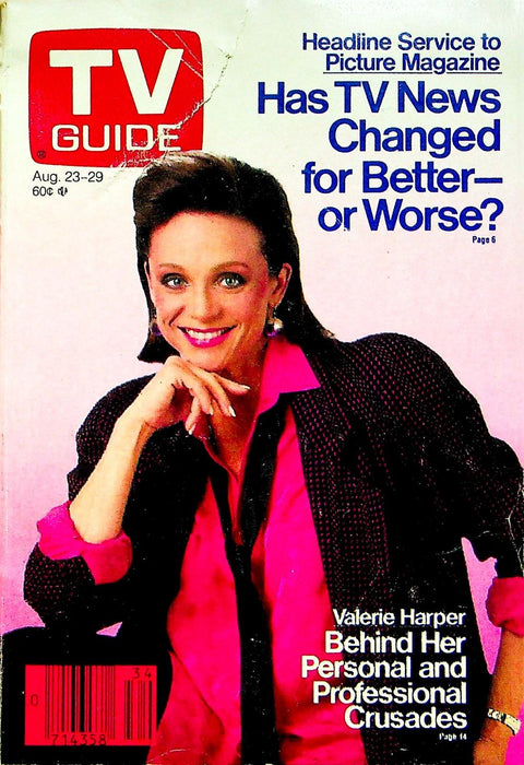 TV Guide Magazine August 23 1986 Valerie Harper Mary Tyler Moore Show Rhoda