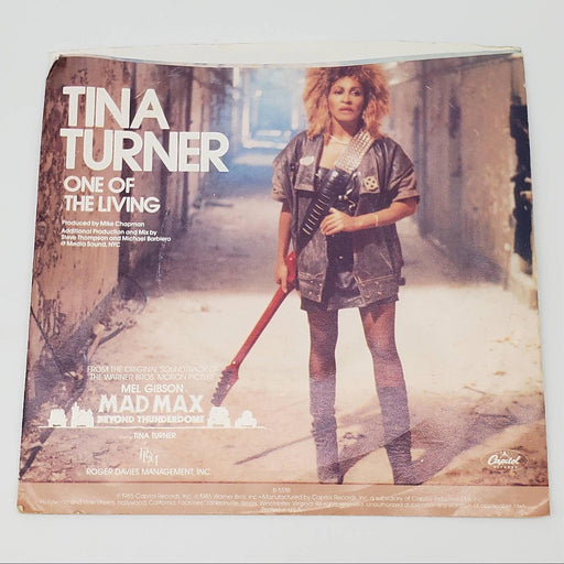 Tina Turner One Of The Living Single Record Capitol Records 1985 B-5518 VG+ 2