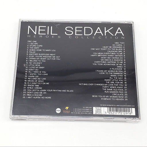 Neil Sedaka Heroes Collection: 50 Classic Tracks Album CD Pegasus 2013 2