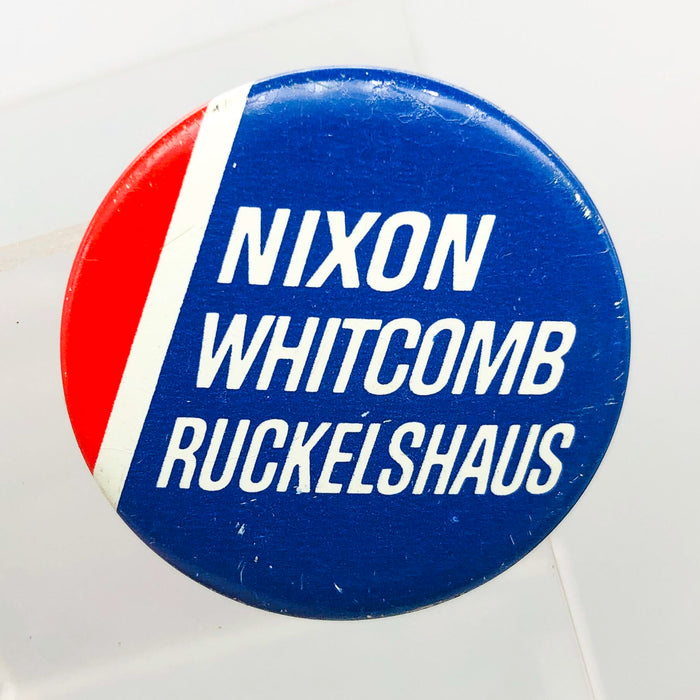 Nixon Whitcomb Ruckelshaus Button 1.25" Presidential Campaign Political 3