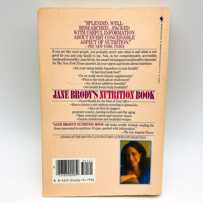 Jane Brodys Nutrition Book Paperback Jane Brody 1981 Nutrition Diet Lifetime Eat 2