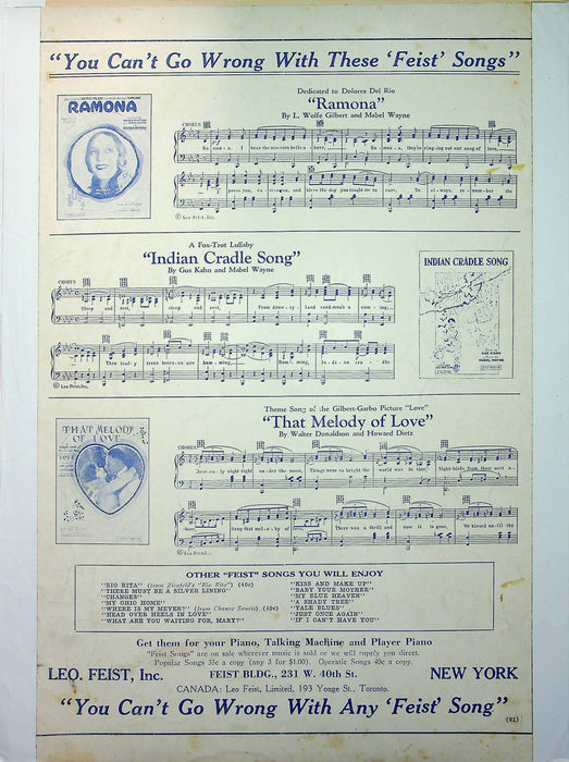 A Silver Lining Thats Shinning For Me Sheet Music 1928 Fox Trot Song Fred Waring 4