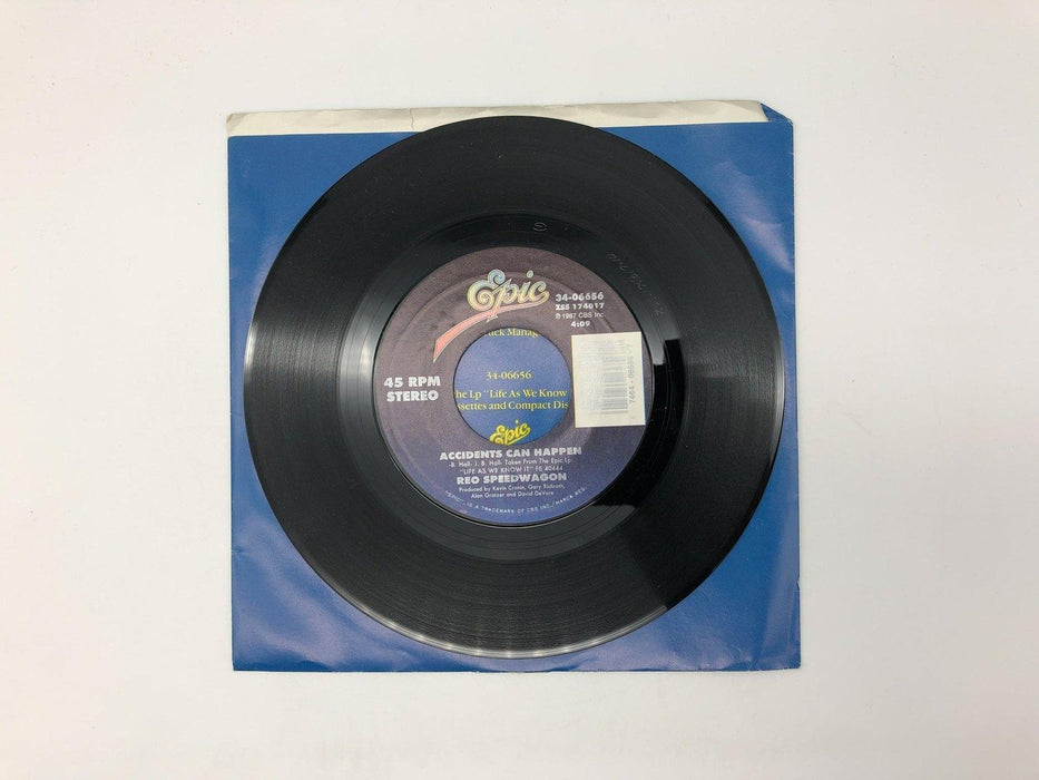 REO Speedwagon That Ain't Love Record 45 RPM Single 34-06656 Epic 1987 3
