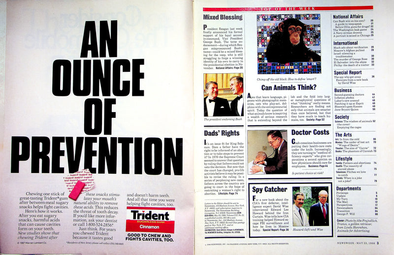 Newsweek Magazine May 23 1988 CIA Defector Espionage Russia KGB Interview 2