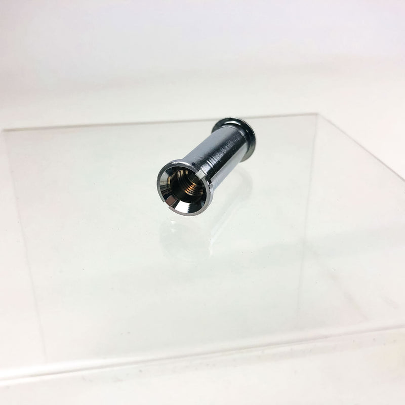 Vintage Door Viewer Peephole 26D Satin Chrome 155 Degree Angle 1.5" Thick New