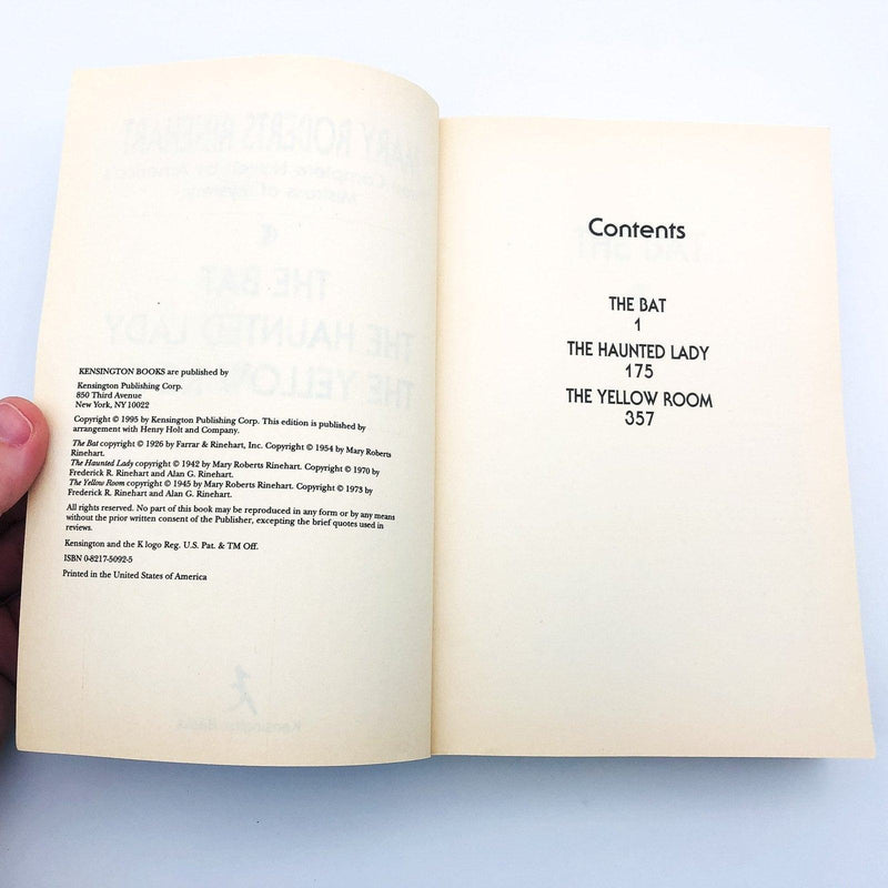 The Bat The Haunted Lady The Yellow Room Paperback Mary Roberts Rinehart 1995 7