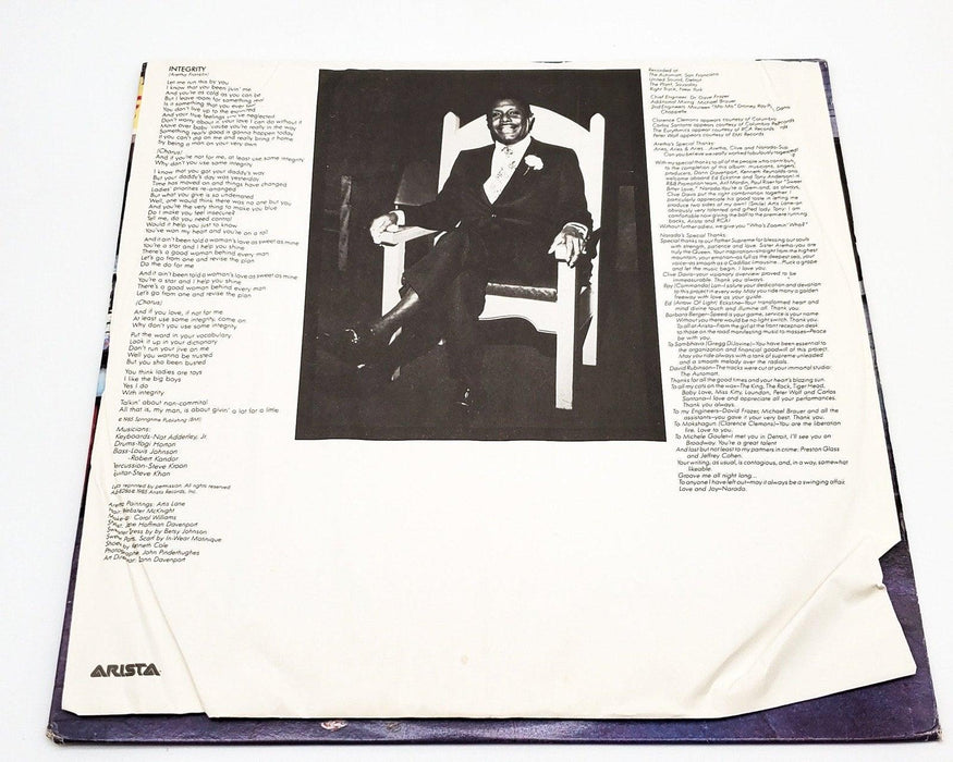 Aretha Franklin Who's Zoomin' Who? 33 RPM LP Record Arista 1985 7