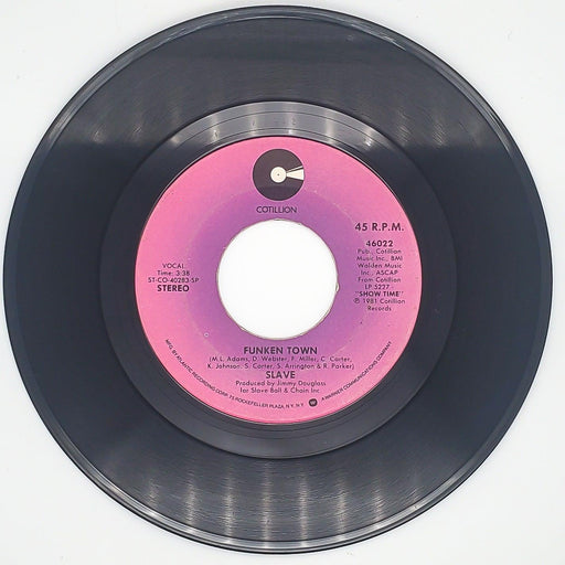 Slave Funken Town / Snap Shot Record 45 RPM Single 46022 Cotillion 1981 2