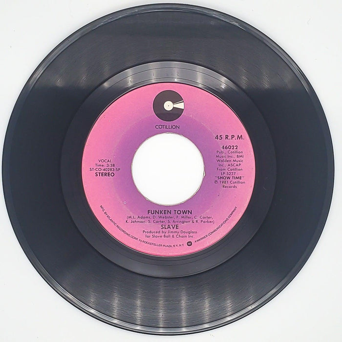 Slave Funken Town / Snap Shot Record 45 RPM Single 46022 Cotillion 1981 2