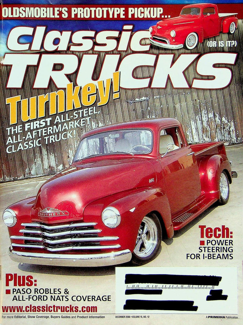 Classic Trucks Magazine December 2006 Vol 15 # 12 Turnkey!