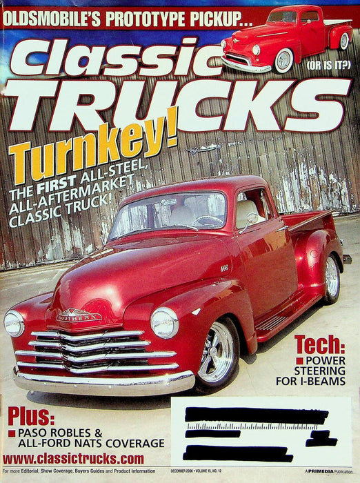 Classic Trucks Magazine December 2006 Vol 15 # 12 Turnkey!