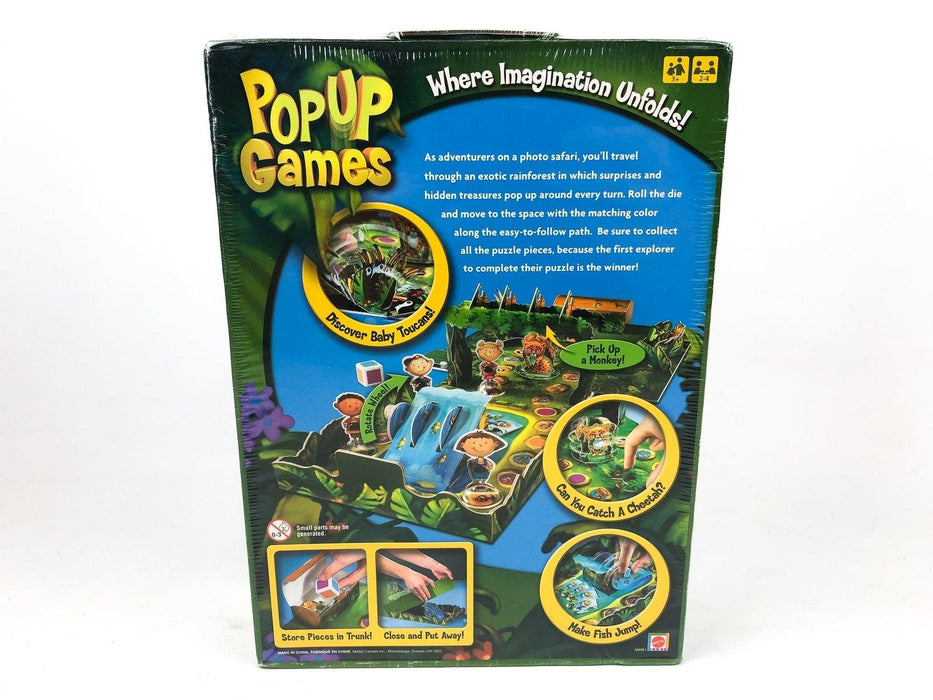 Pop Up Games Rainforest Safari for Pre-K Preschooler Mattel N9981 2