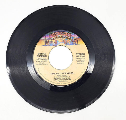 Donna Summer Dim All The Lights 45 RPM Single Record Casablanca 1979 NB 2201 1