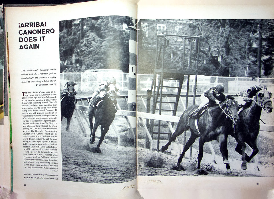 Sports Illustrated Magazine May 1971 Canonero Kentucky Derby Winner Churchill