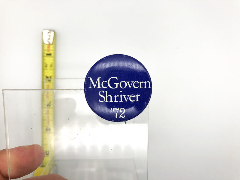 Vintage McGovern Shriver Pinback Button 1972 Political Presidential Campaign 1