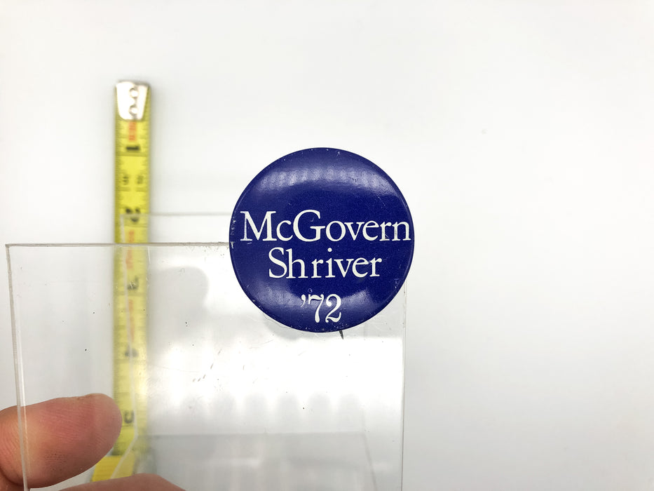 Vintage McGovern Shriver Pinback Button 1972 Political Presidential Campaign 1