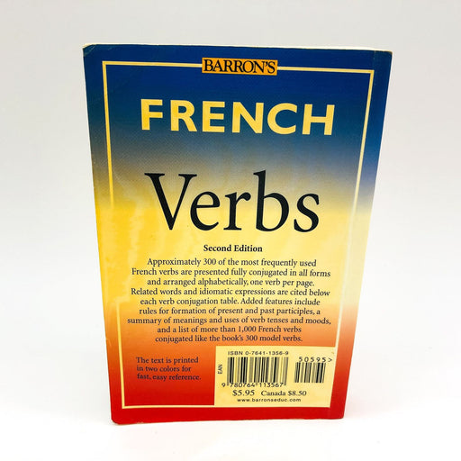 French Verbs Paperback Christopher Kendris 2001 Language Conjugated Tenses 2