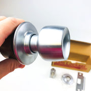 Yale Passage Closet Door Knob BR5301 380BN 26D Satin Chrome New Old Stock NOS 4