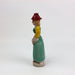 Occupied Japan Figurine Dutch Colonial Lady Woman w/ Red Hat 6.5 Inches 4