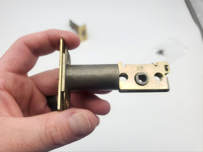 2x Kwikset Deadbolt Lock Bolt 4478 Brass for 400 Line Deadbolts 2-3/8" BS