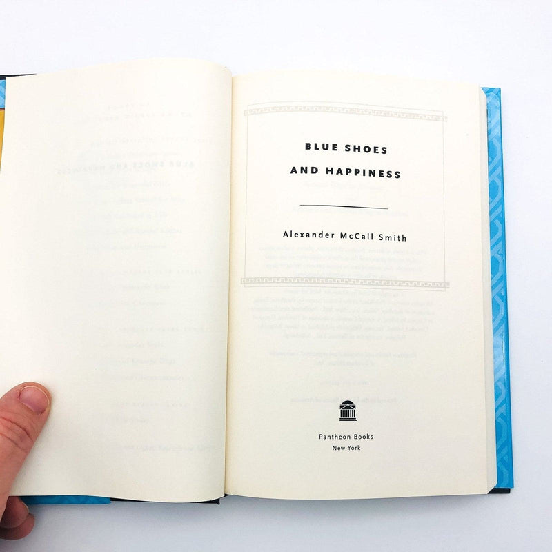 Blue Shoes And Happiness Hardcover Alexander McCall Smith 2006 Ladies Detective 7