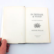 In Defense Of Food Hardcover Michael Pollan 2008 Food Habits Nutrition Beliefs 7