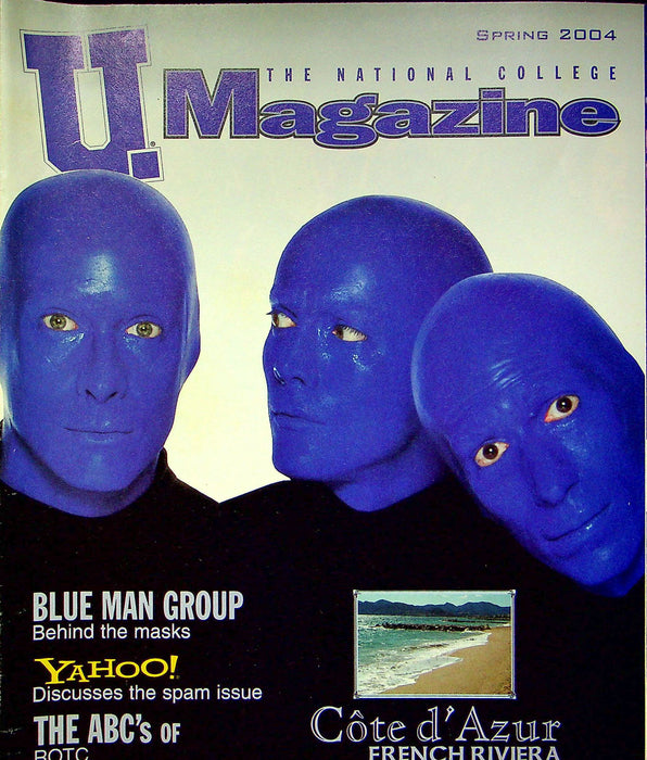 U The National College Magazine Spring 2004 Blue Man Group The Complex Yahoo