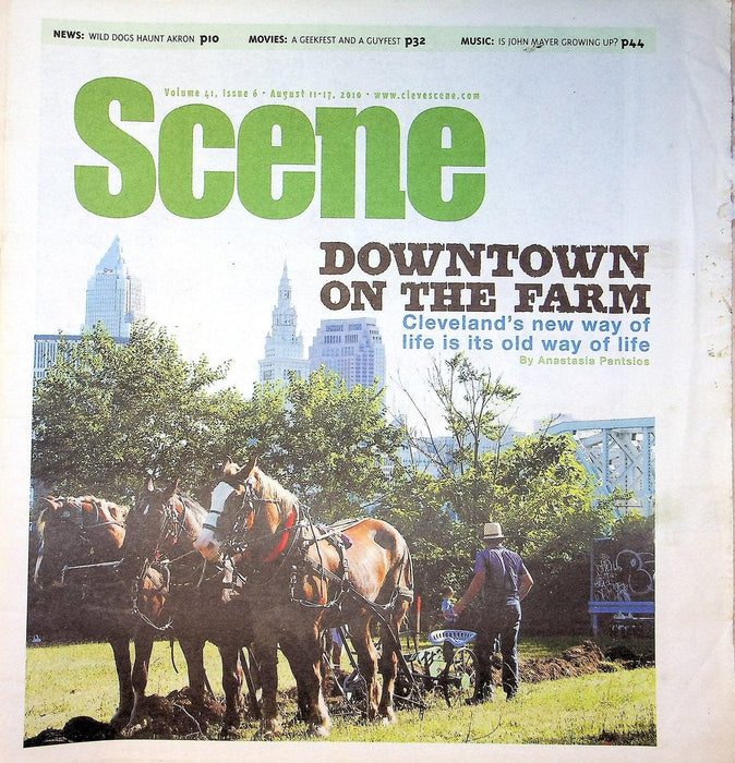 Cleveland Scene Magazine August 2010 No 6 John Mayer Coffinberry Wavves Rock 1