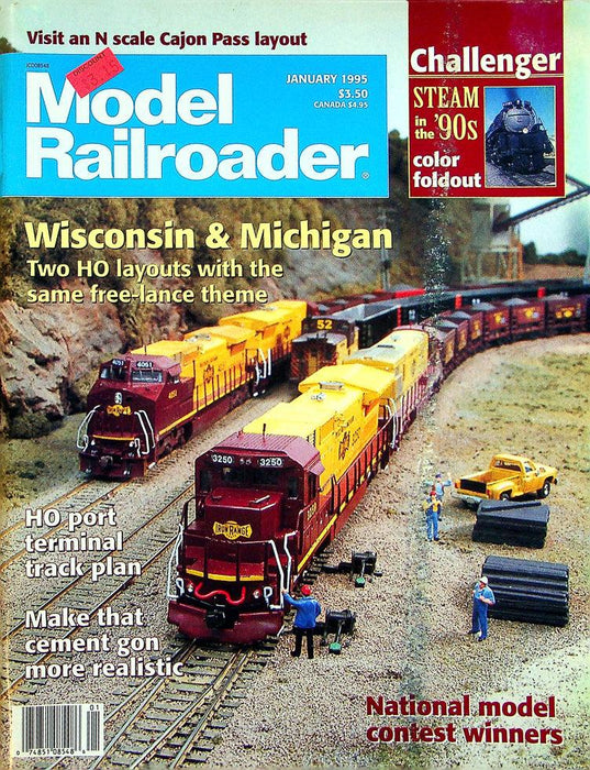 Model Railroader Magazine January 1995 Vol 62 No 1 Wisconsin & Michigan