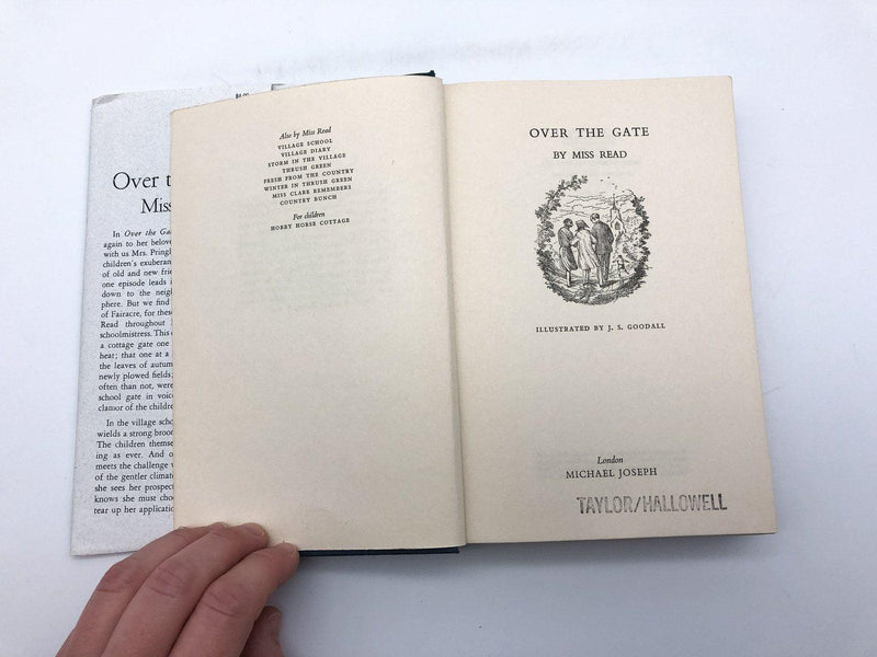 Over The Gate Miss Read 1964 Michael Joseph 1st Ed 2nd Print Hard JS Goodall 8