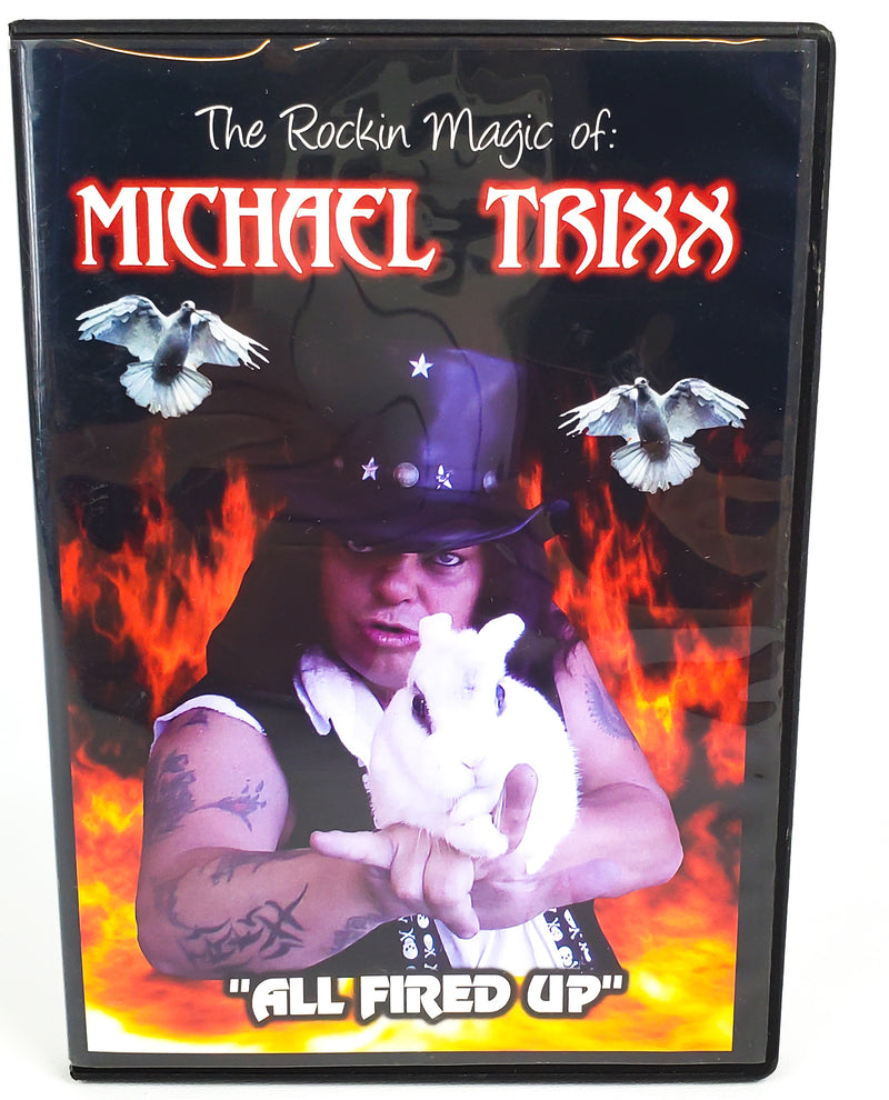 The Rockin Magic of Michael Trixx All Fired Up DVD Signed 2010 Jack