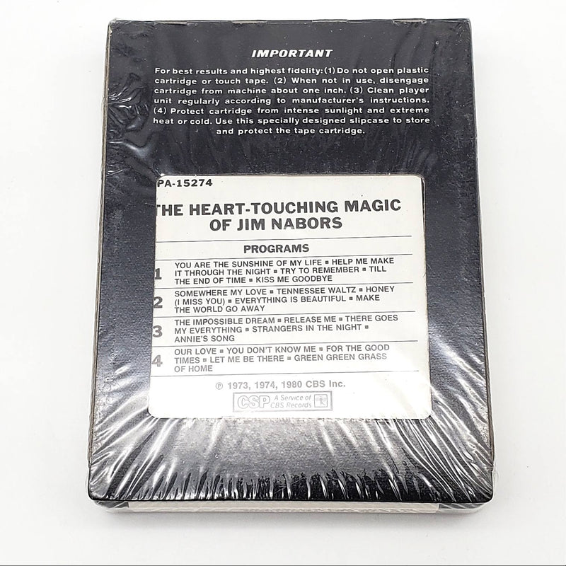 The Heart Touching Magic of Jim Nabors 8-Track Tape Album Columbia