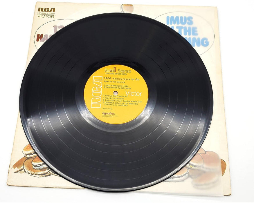 Imus In The Morning 1200 Hamburgers To Go LP Record RCA 1972 LSP-4699 5