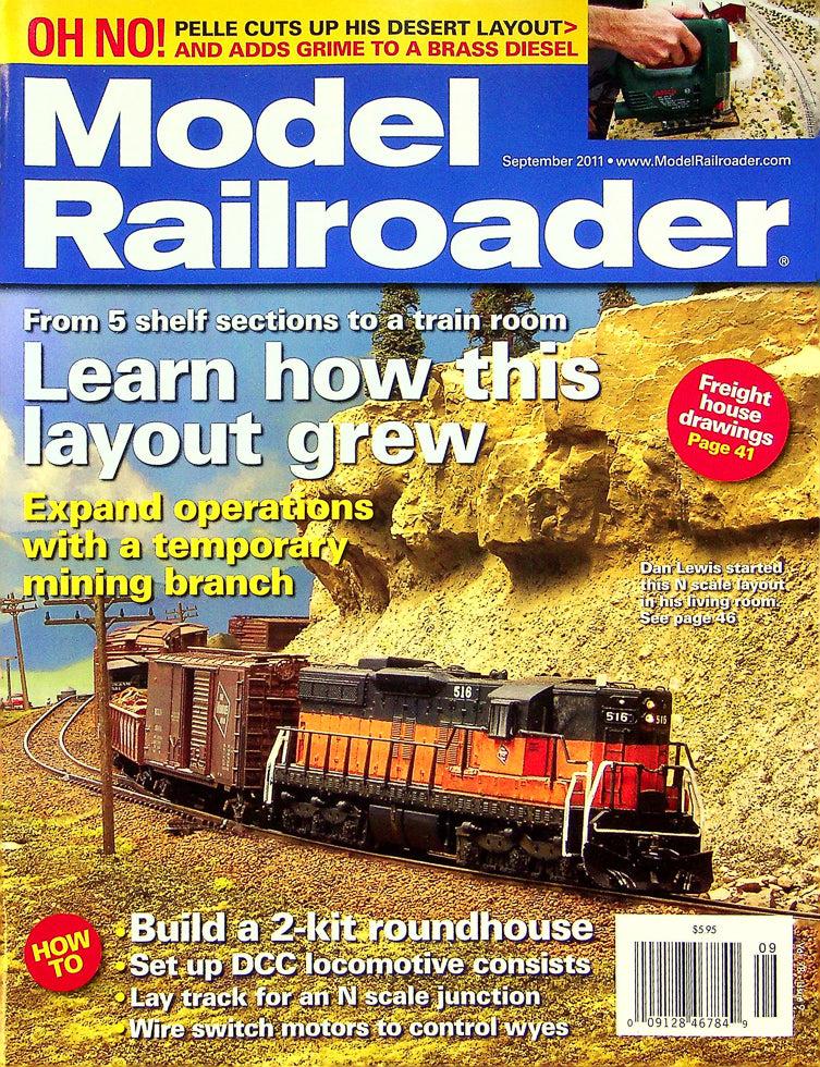 Model Railroader Magazine September 2011 Vol 78 No 9 Learn How This Layout Grew