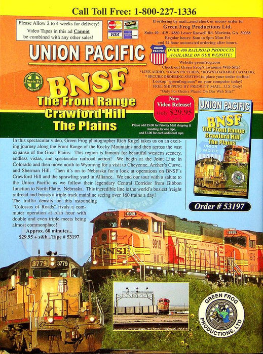 Railfan & Railroad Magazine May 2001 Vol 20 No 5 LTV's Minnesota Finale