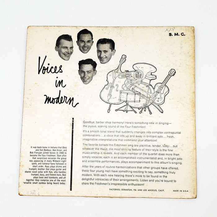 The Four Freshmen Voices In Modern Part 2 45 RPM EP Record Capitol Records 1955 2