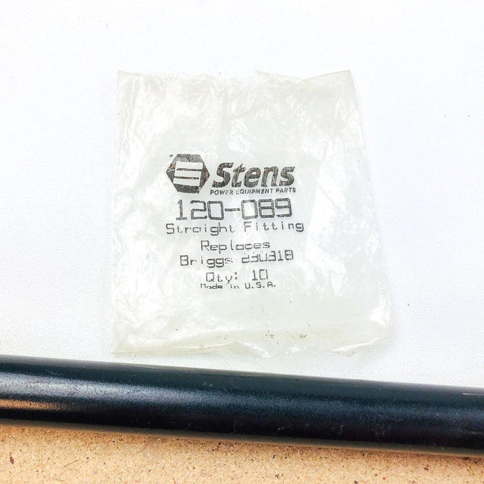 Stens 120-089 Straight Fitting Replaces Briggs and Stratton 230318 New Old Stock