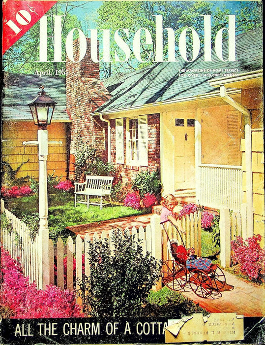 Household Magazine April 1955 General Electric Northrup King Seed Advertisements